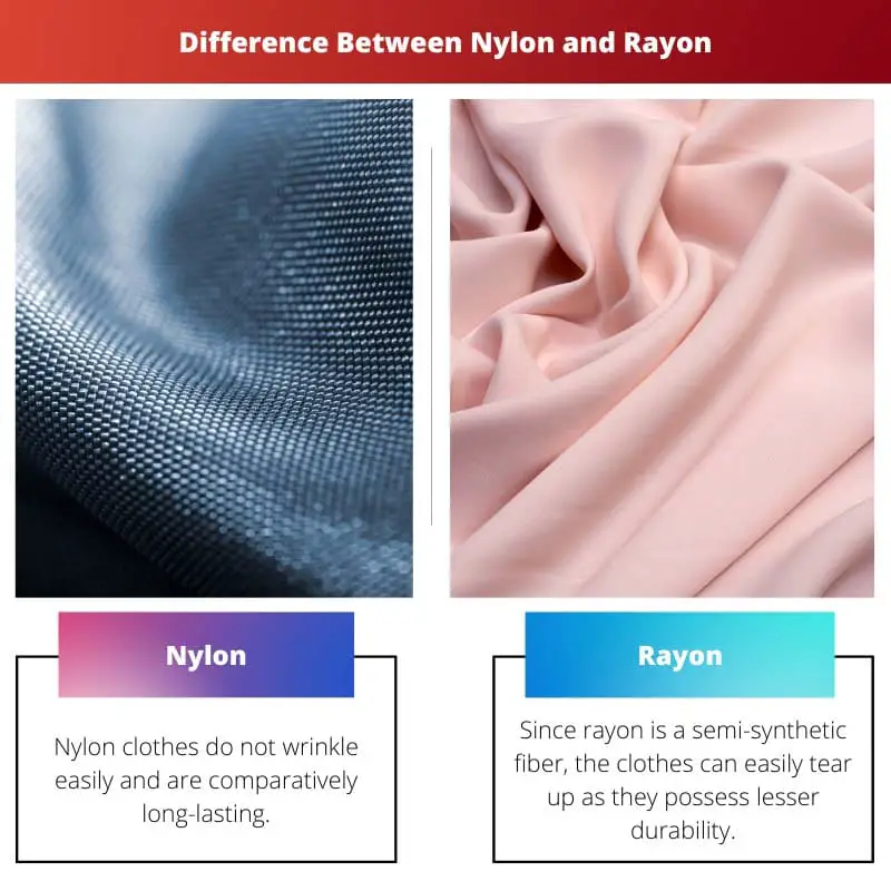 Difference Between Nylon and Rayon
