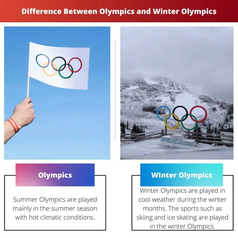 Difference Between Olympics and Winter Olympics