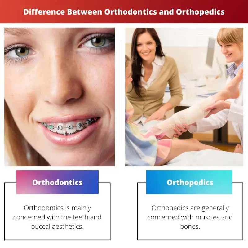 Difference Between Orthodontics and Orthopedics
