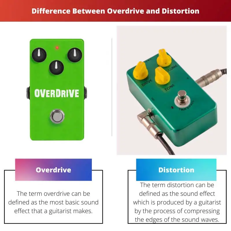 Difference Between Overdrive and Distortion