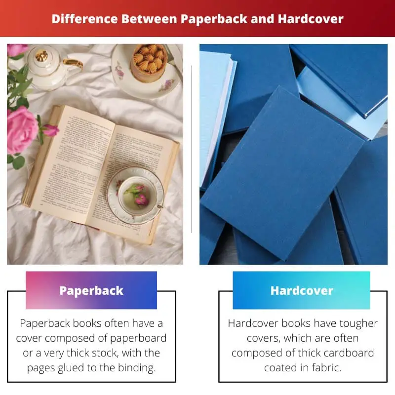 Difference Between Paperback and Hardcover