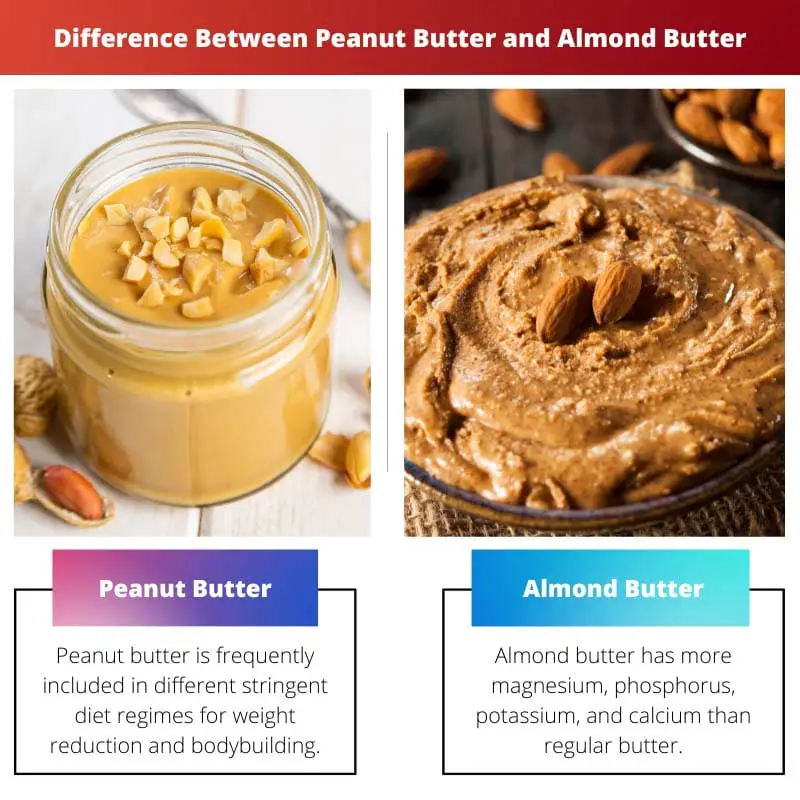 Difference Between Peanut Butter and Almond Butter