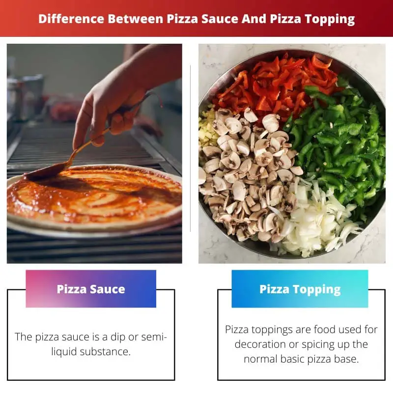 Difference Between Pizza Sauce And Pizza Topping