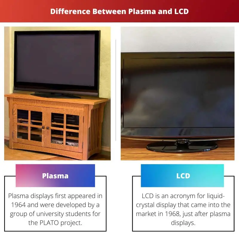 Difference Between Plasma and LCD