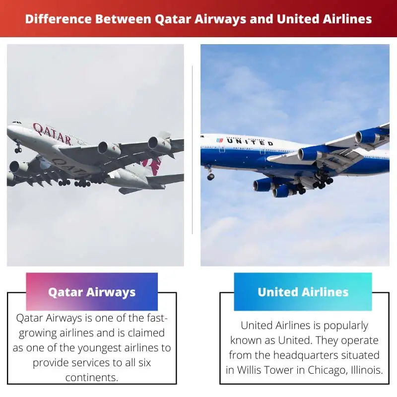 Difference Between Qatar Airways and United Airlines