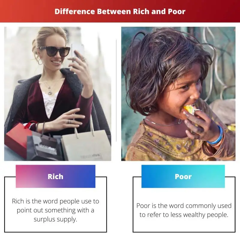 Difference Between Rich and Poor