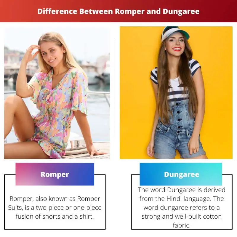 Difference Between Romper and Dungaree