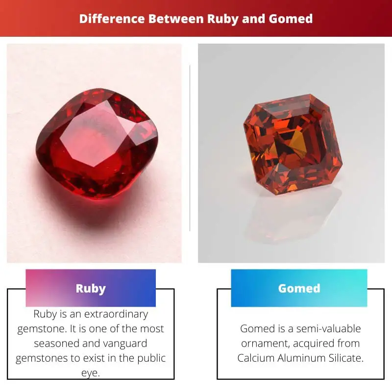 Difference Between Ruby and Gomed