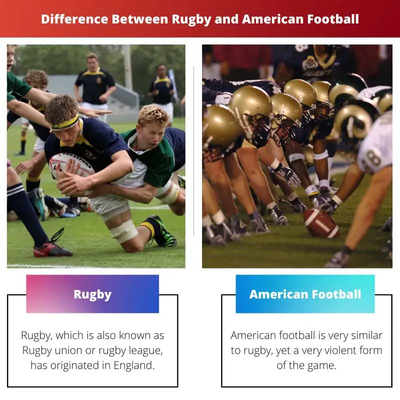 Difference Between Rugby and American Football