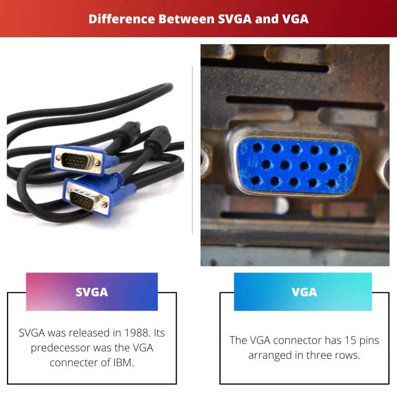 Difference Between SVGA and VGA