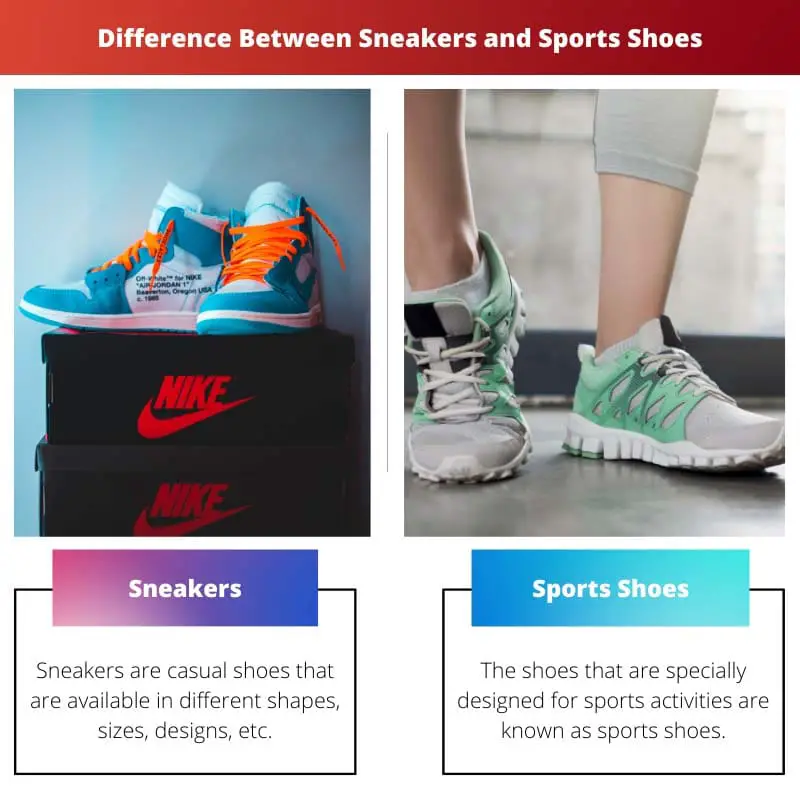 Difference Between Sneakers and Sports Shoes