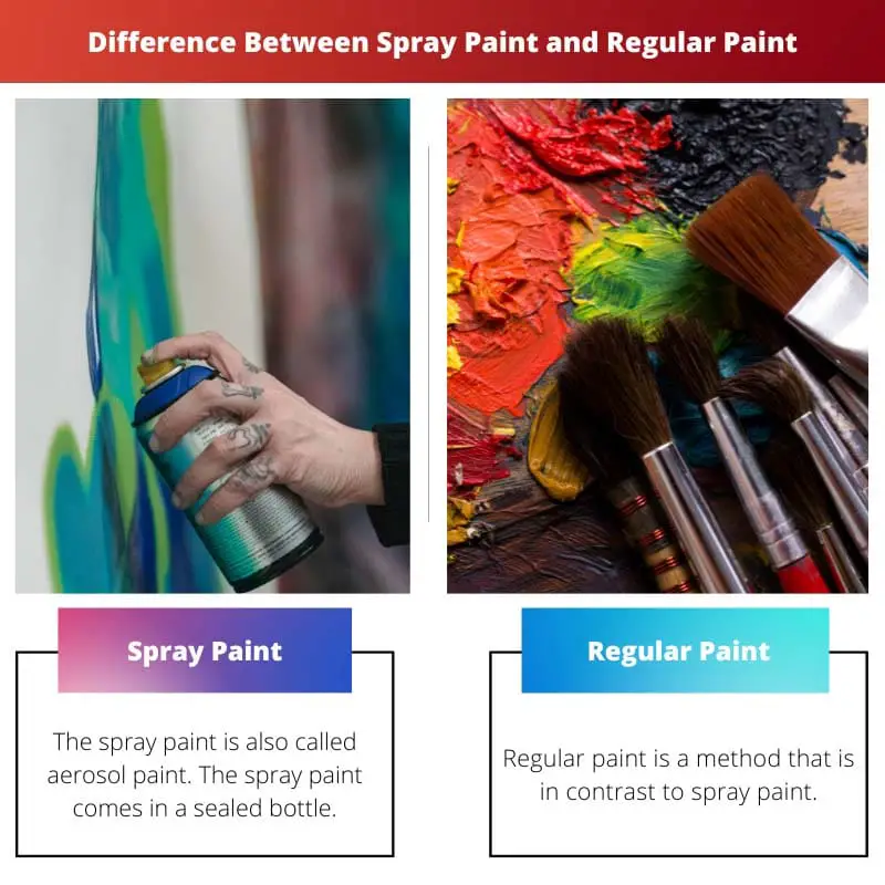 Difference Between Spray Paint and Regular Paint