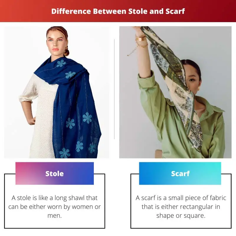 Difference Between Stole and Scarf