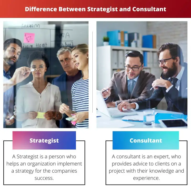 Difference Between Strategist and Consultant