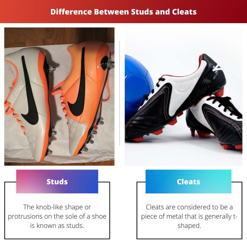 Difference Between Studs and Cleats