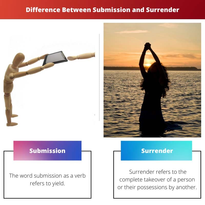 Difference Between Submission and Surrender