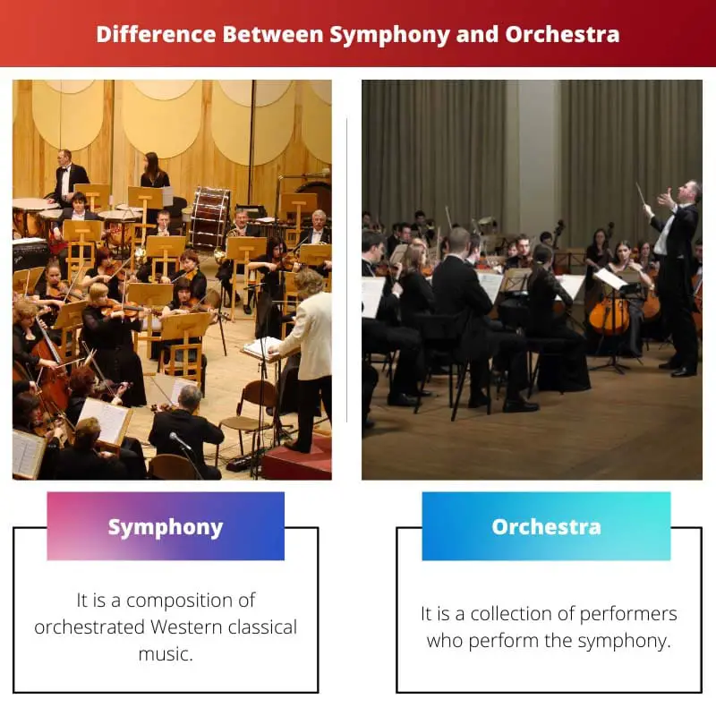 Difference Between Symphony and Orchestra