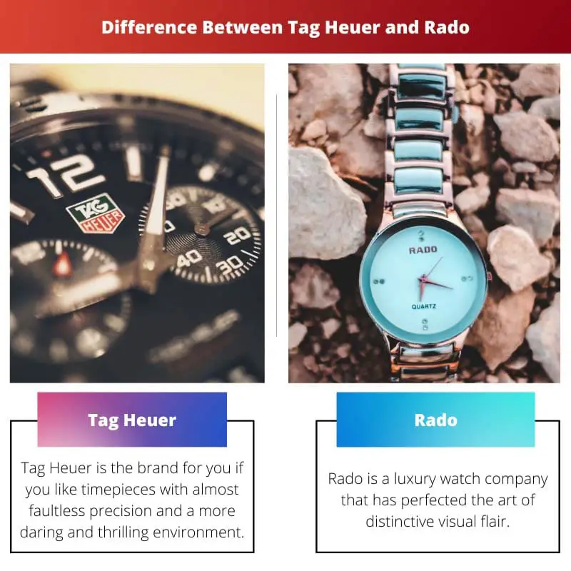 Difference Between Tag Heuer and Rado