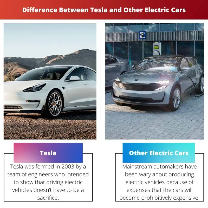 Difference Between Tesla and Other Electric Cars