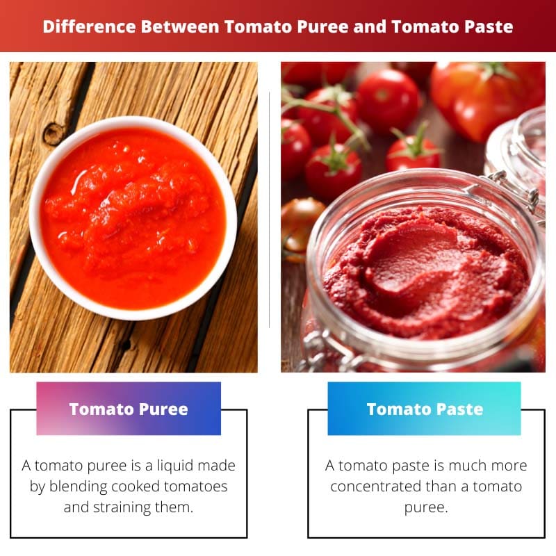 Difference Between Tomato Puree and Tomato Paste