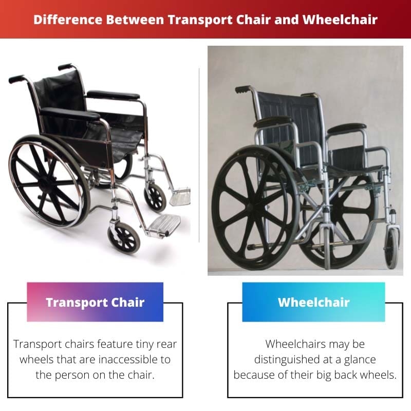 Difference Between Transport Chair and Wheelchair