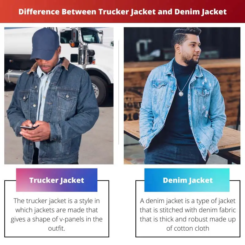 Difference Between Trucker Jacket and Denim Jacket