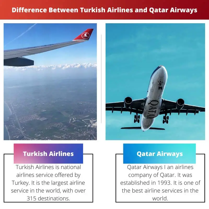Difference Between Turkish Airlines and Qatar Airways