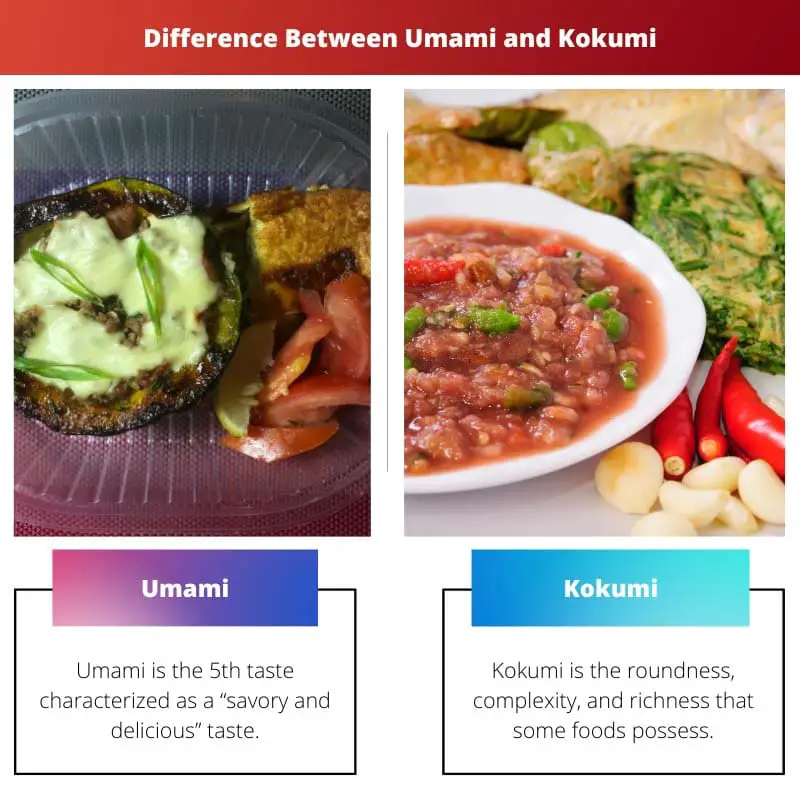Difference Between Umami and Kokumi