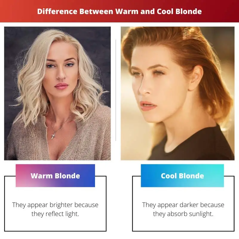 Difference Between Warm and Cool Blonde