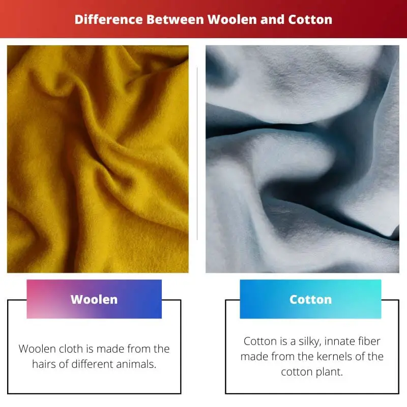 Difference Between Woolen and Cotton