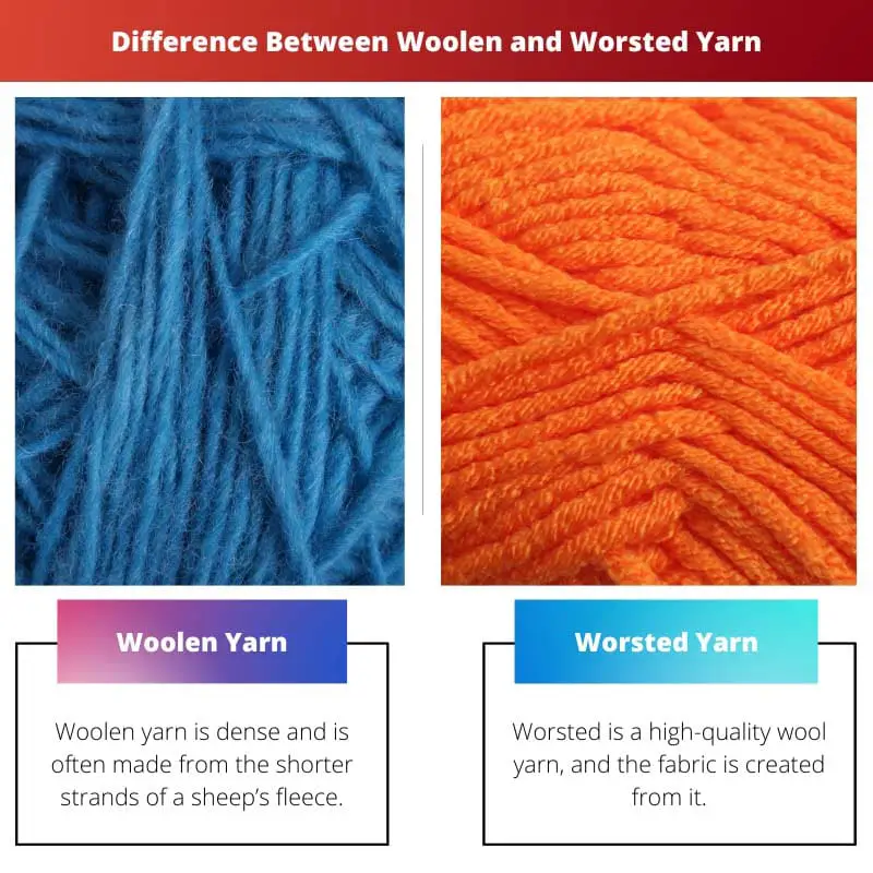 Difference Between Woolen and Worsted Yarn