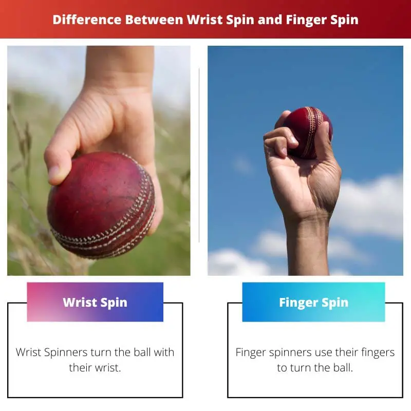 Difference Between Wrist Spin and Finger Spin