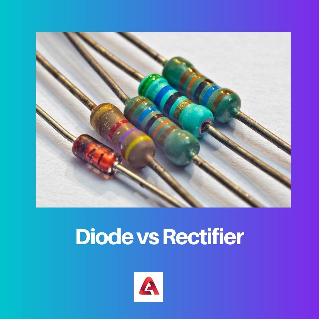 Diode vs Rectifier