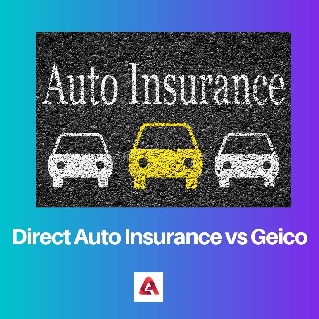 Direct Auto Insurance vs Geico