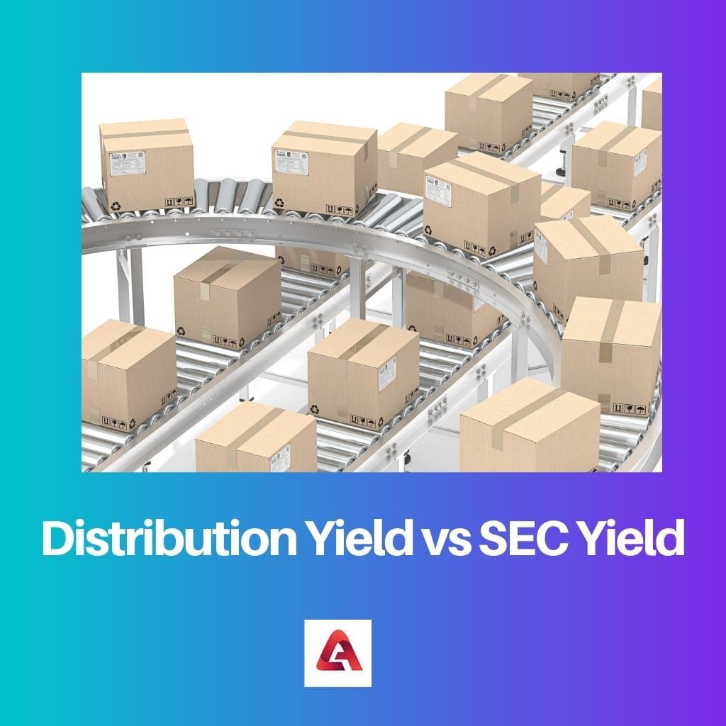 Distribution Yield vs SEC Yield