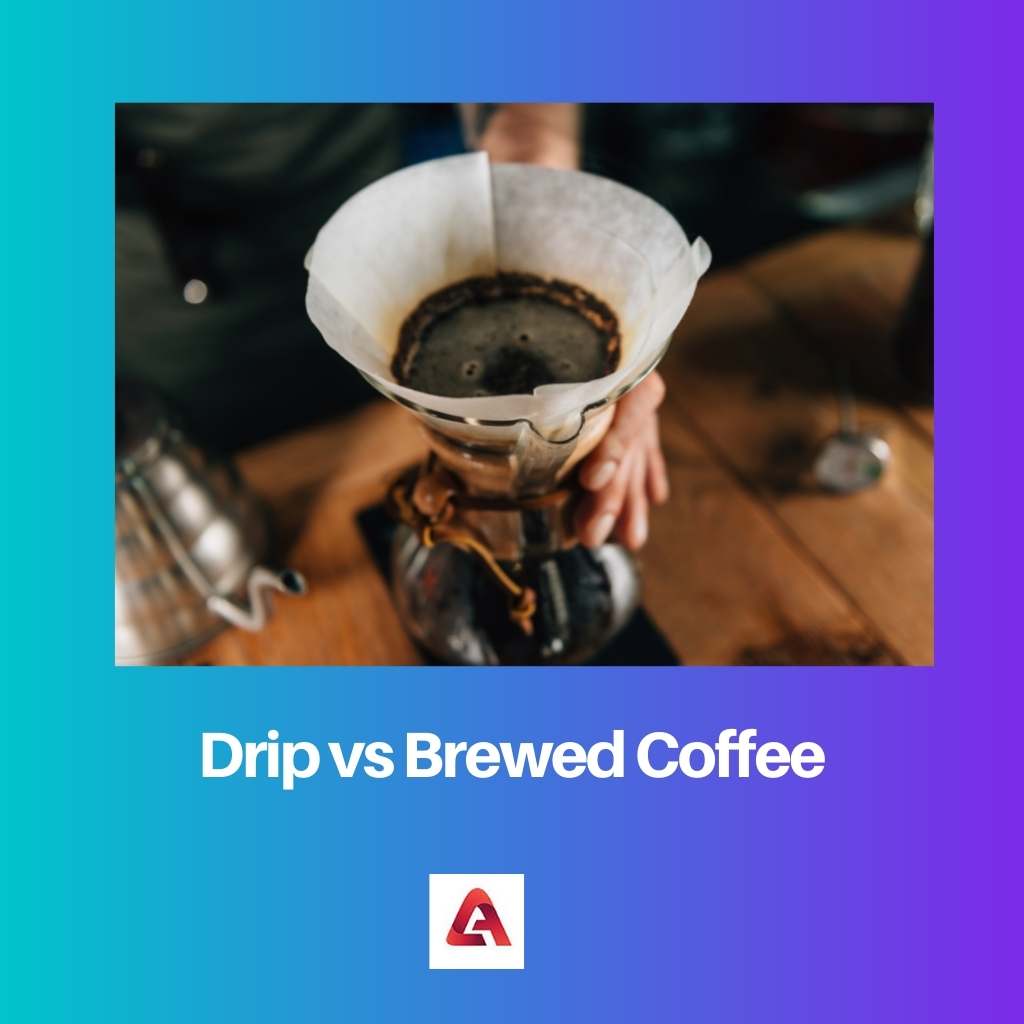 Drip vs Brewed Coffee
