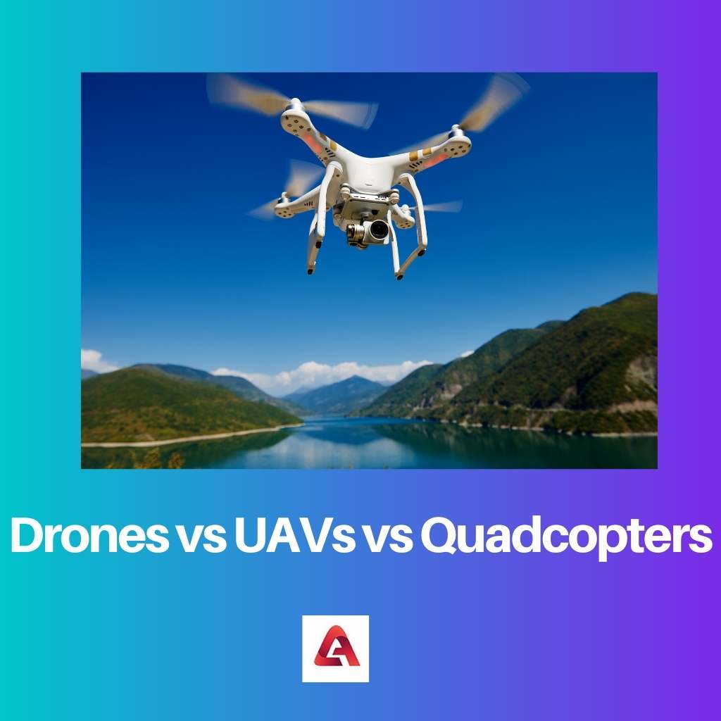 Drones vs UAVs vs Quadcopters