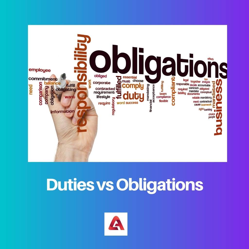 Duties vs Obligations