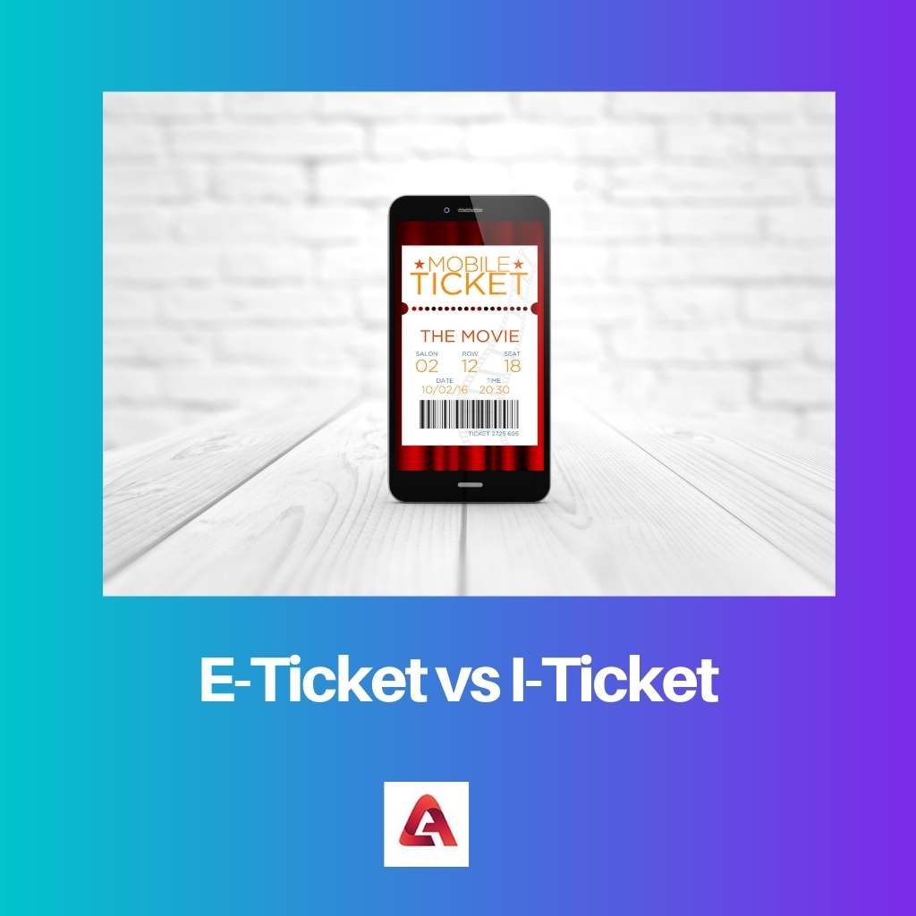 E Ticket vs I Ticket