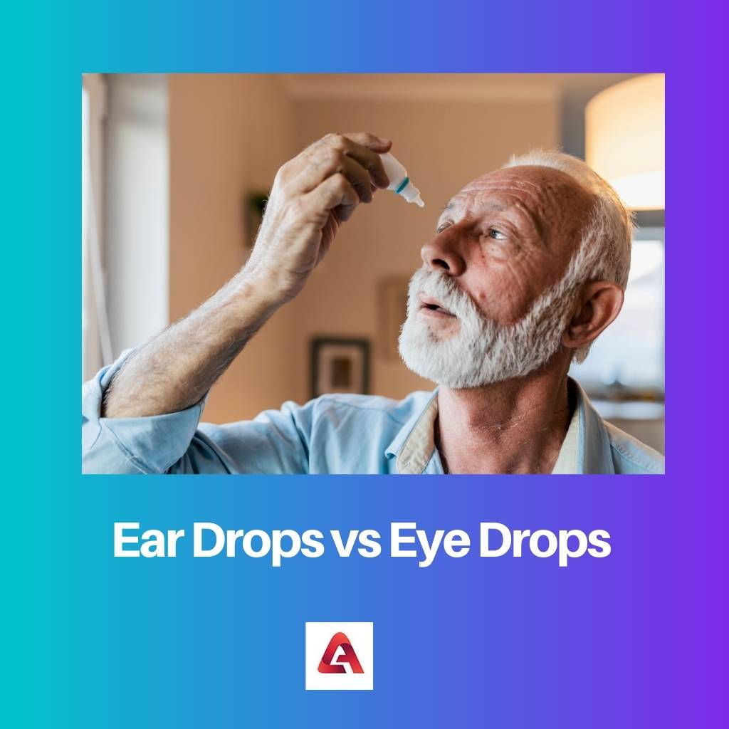 Ear Drops vs Eye Drops