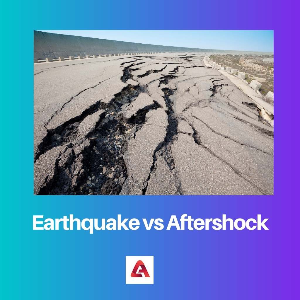 Earthquake vs Aftershock