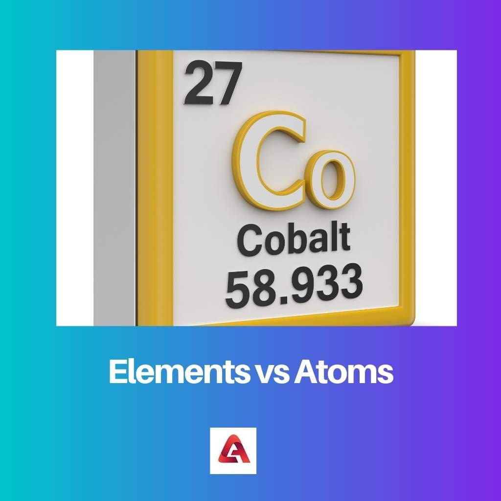 Elements vs Atoms