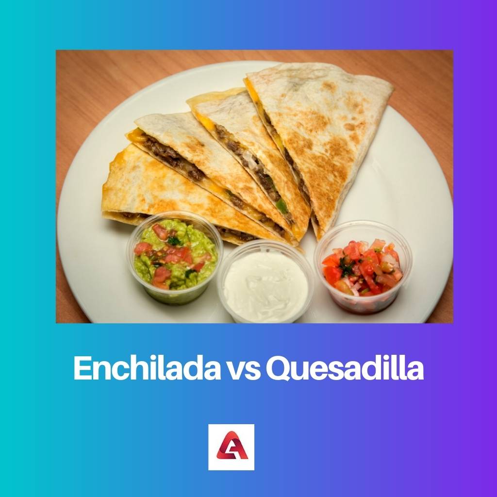 Enchilada vs Quesadilla