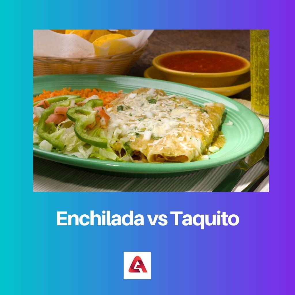 Enchilada vs Taquito