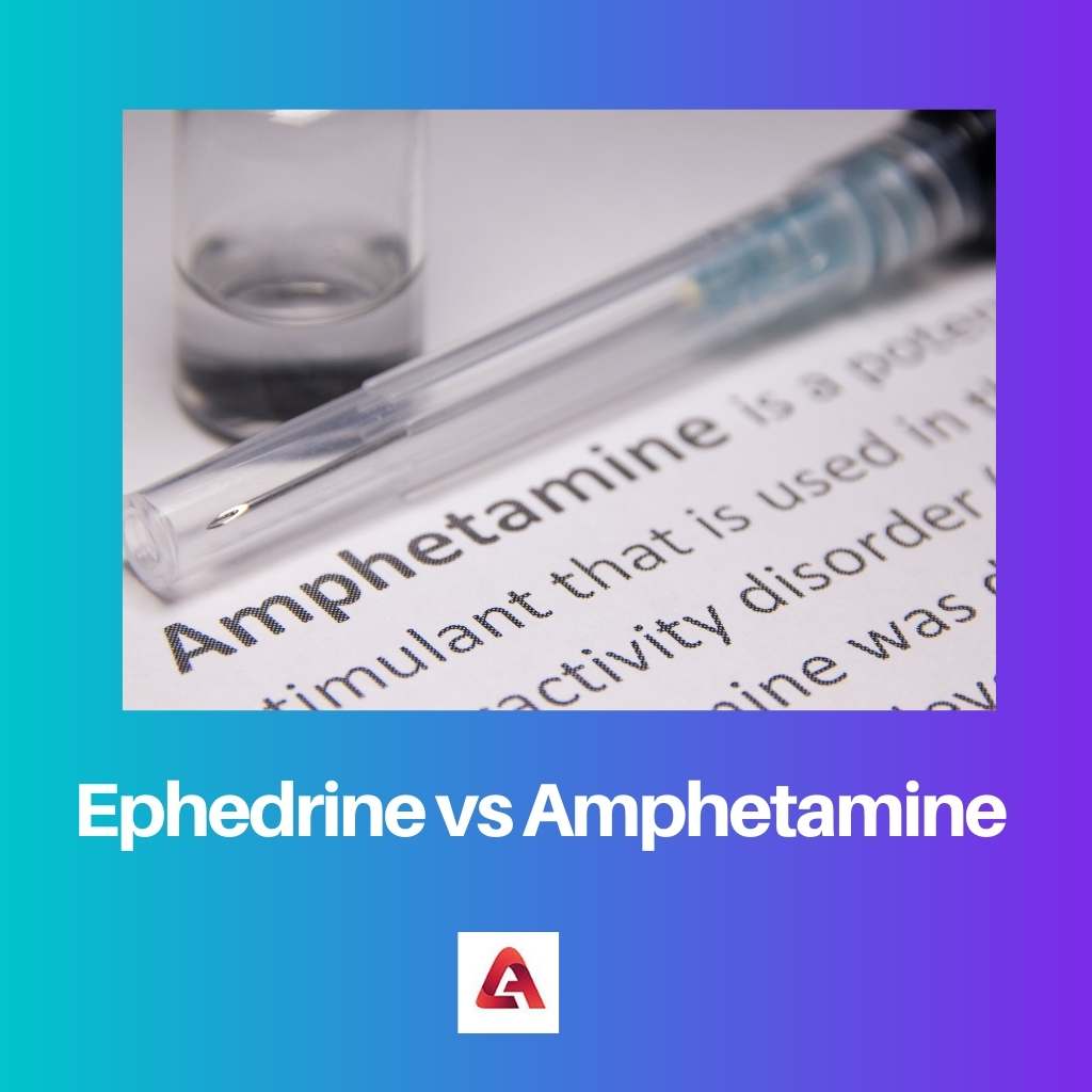 Ephedrine vs Amphetamine