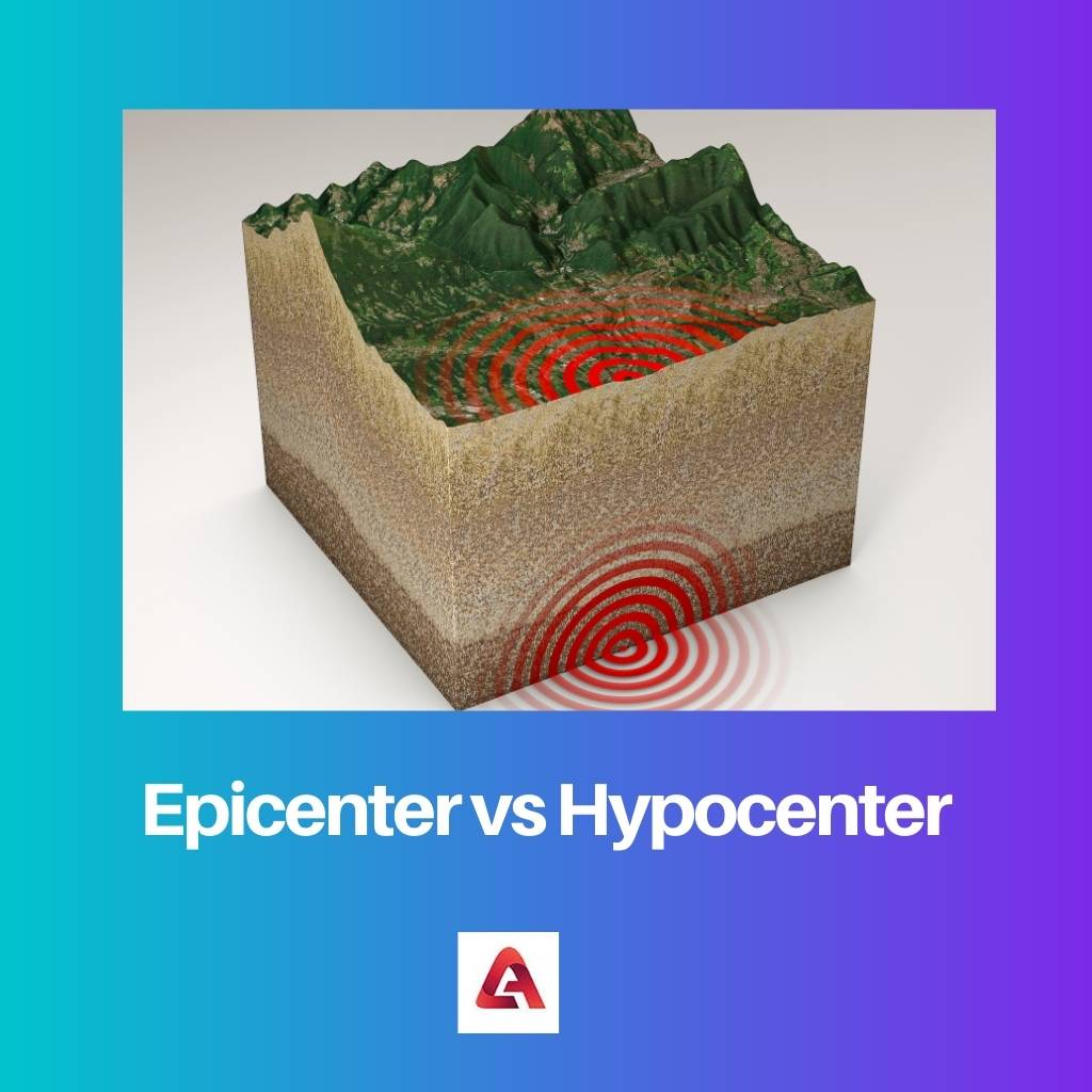 Epicenter vs Hypocenter