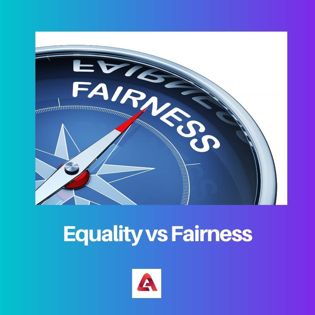 Equality vs Fairness