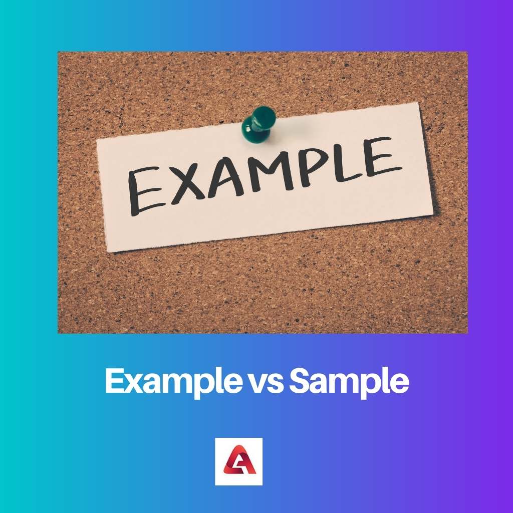 Example vs Sample