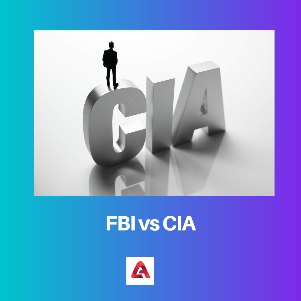 FBI vs CIA