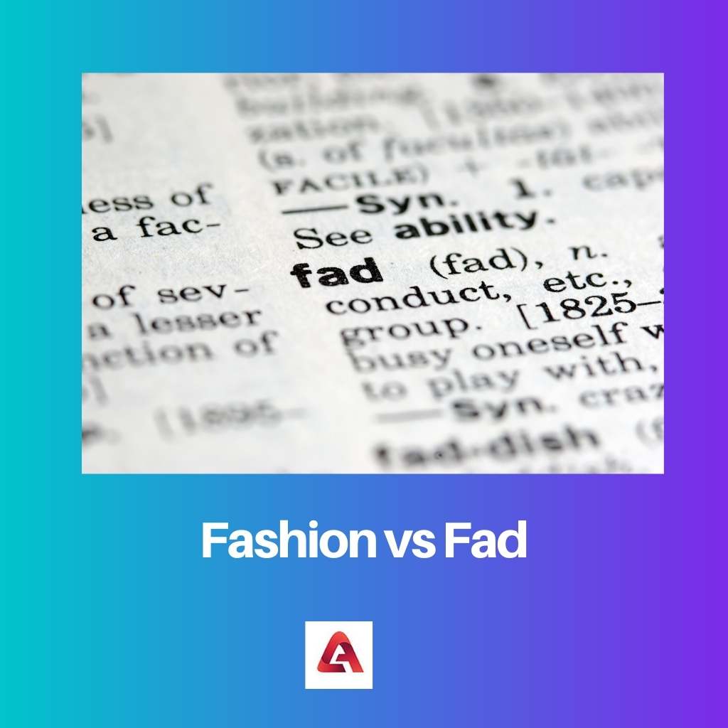 Fashion vs Fad